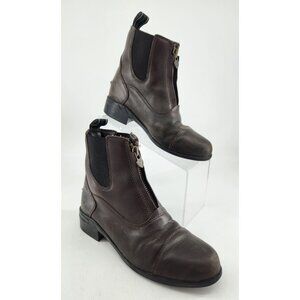 Ariat Women's Size 3 Devon IV Paddock Boot Zip Combat Chelsea Brown Leather